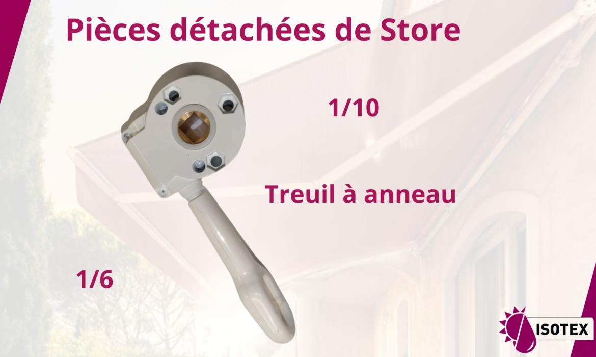 Entretenez, réparez, modernisez vous-même vos stores !!! Un grand choix de pièces détachées en stock. Isotex, votre fabricant de store à Bourgoin-Jallieu