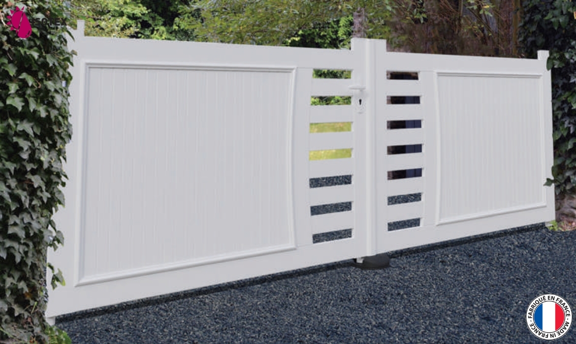 Portail PVC sur mesure : ISOTEX, votre installateur en Isère