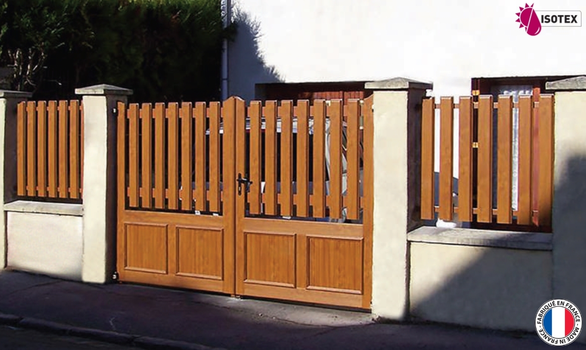 Portail PVC sur mesure : ISOTEX, votre installateur en Isère