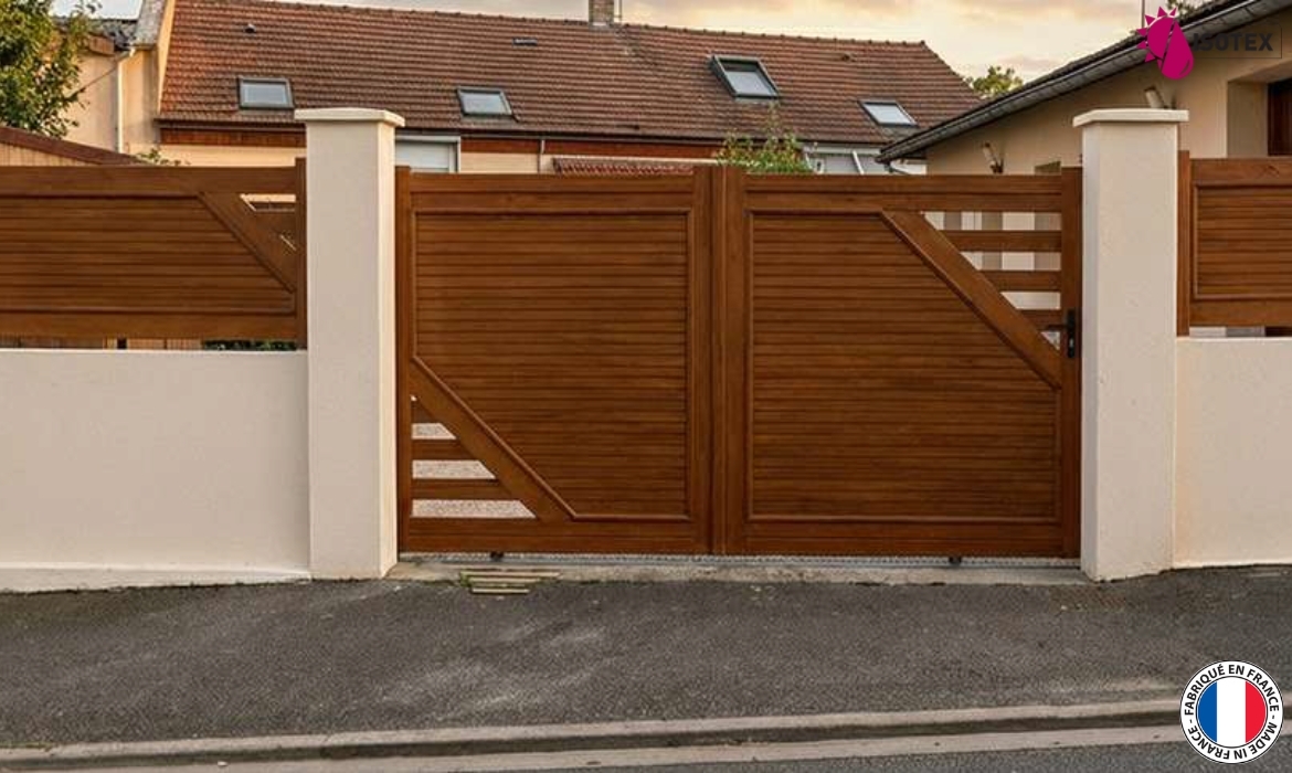 Portail PVC sur mesure : ISOTEX, votre installateur en Isère