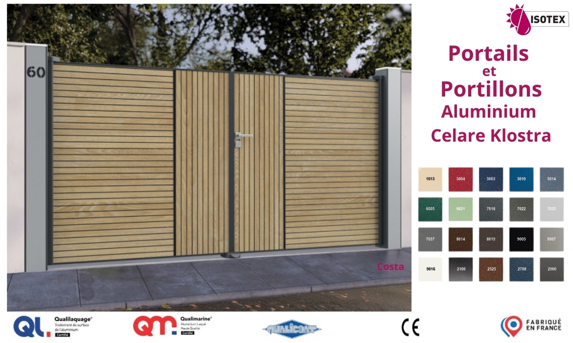 Celare Klostra : Le Portail Aluminium Made in France qui Sublime Votre Extérieur