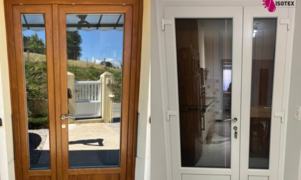 Réalisation sur mesure d’une porte d’entrée à L’Isle d’Abeau