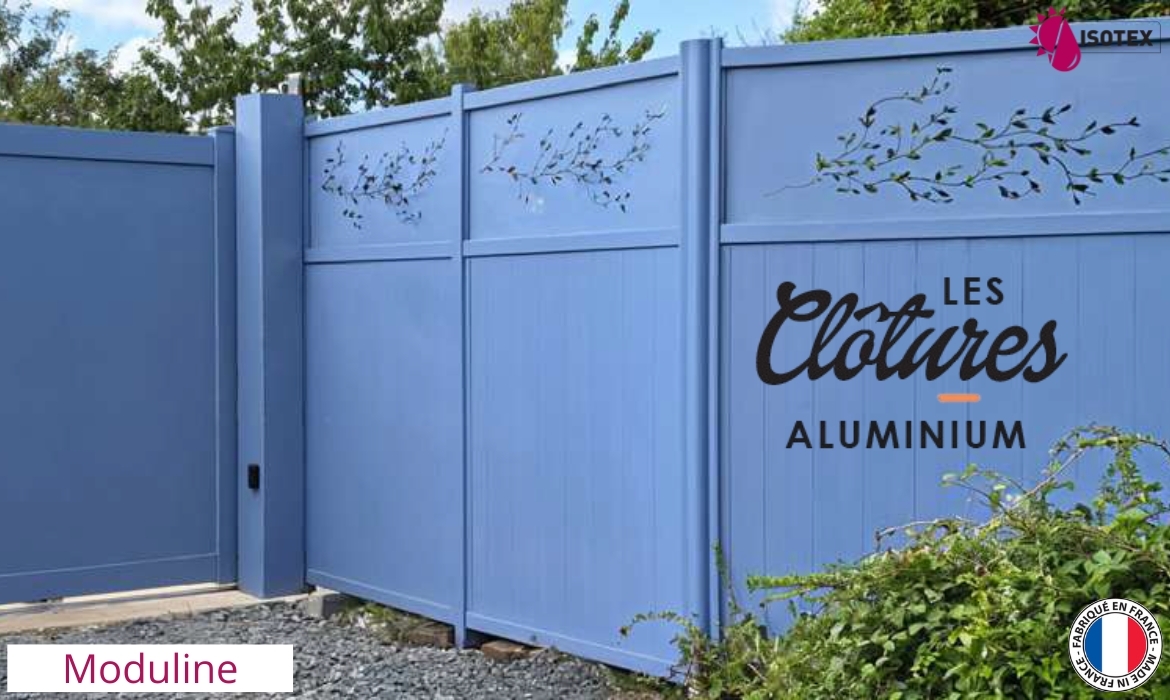 Installation de Clôtures Aluminium sur mesure en Nord Isère – ISOTEX, Expert à Domarin depuis 1988