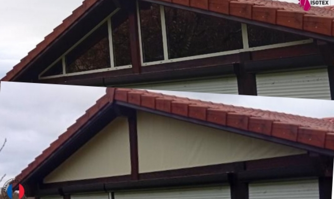 Bâche triangulaire sur mesure à Bourgoin-Jallieu – Fabrication française en Nord Isère