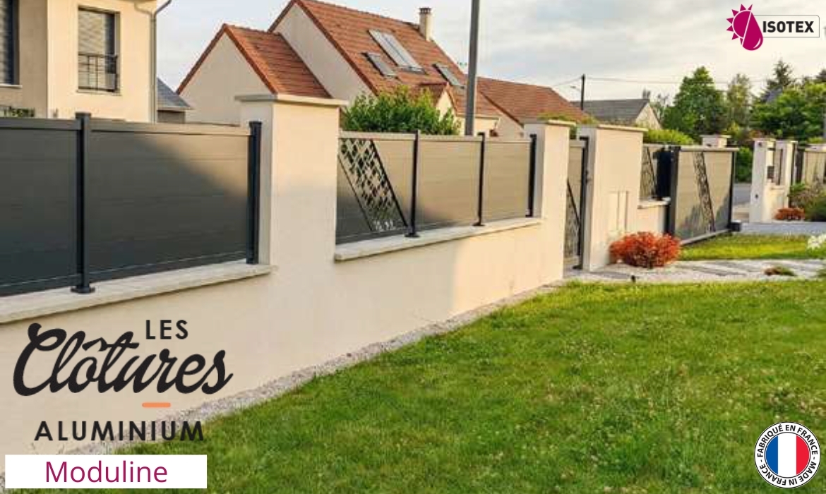 Installation de Clôtures Aluminium sur mesure en Nord Isère – ISOTEX, Expert à Domarin depuis 1988