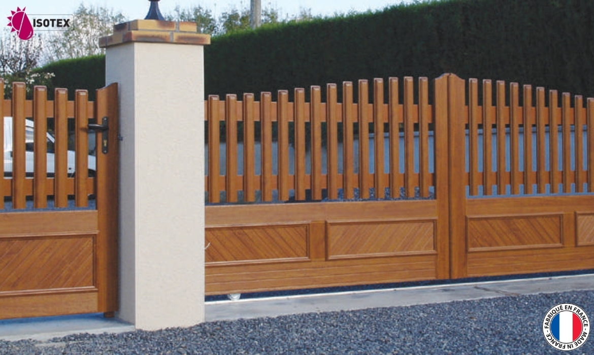 Portail PVC sur mesure : ISOTEX, votre installateur en Isère