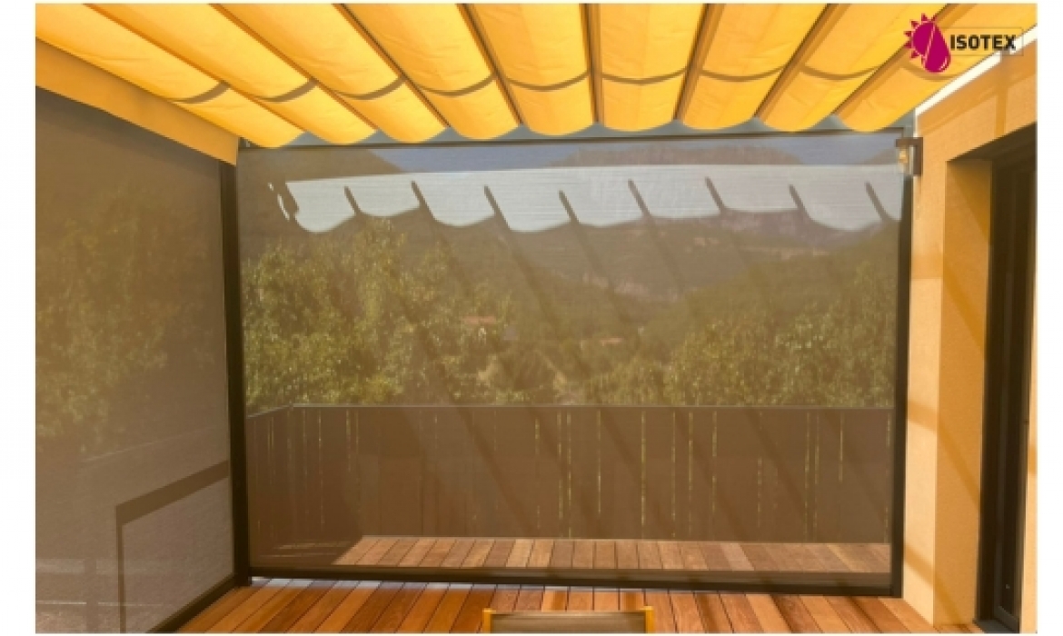 Pergola Clima 120 avec stores ZIP Nexus 130 sur mesure près de La Tour-du-Pin (38110)