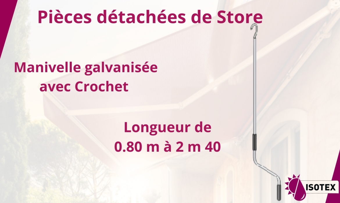 Entretenez, réparez, modernisez vous-même vos stores !!! Un grand choix de pièces détachées en stock. Isotex, votre fabricant de store à Bourgoin-Jallieu