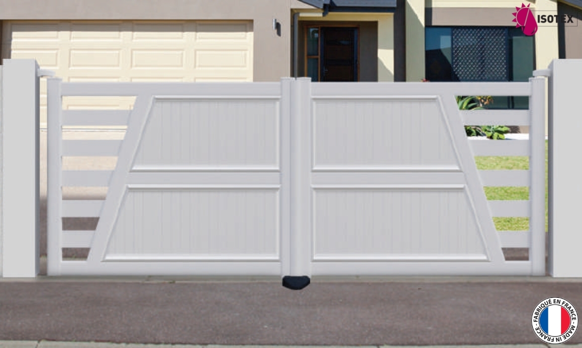 Portail PVC sur mesure : ISOTEX, votre installateur en Isère