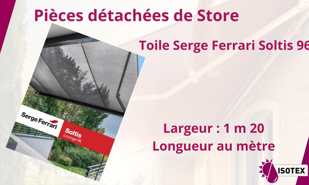 Entretenez, réparez, modernisez vous-même vos stores !!! Un grand choix de pièces détachées en stock. Isotex, votre fabricant de store à Bourgoin-Jallieu