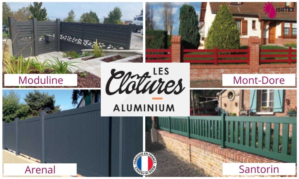 Installation de Clôtures Aluminium sur mesure en Nord Isère – ISOTEX, Expert à Domarin depuis 1988