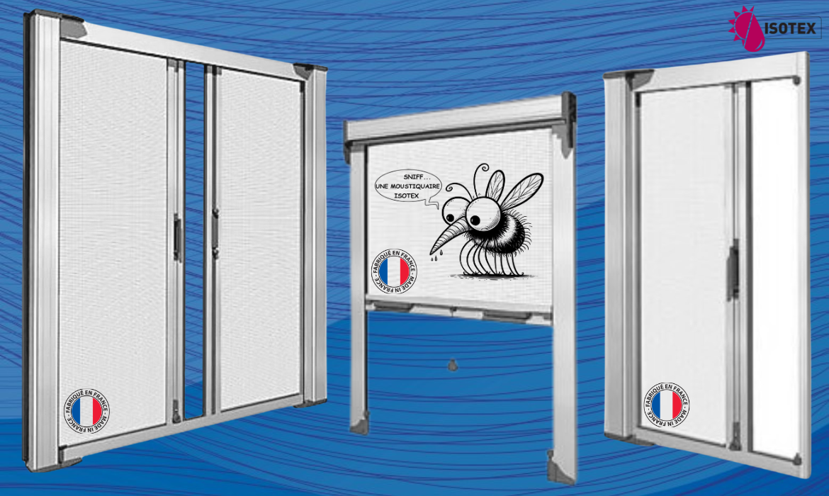 Moustiquaires sur mesure à Bourgoin Jallieu – Fabrication française et pose professionnelle ISOTEX