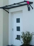 Marquise pour porte d'entrée
