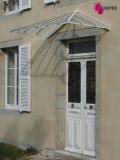 Marquise pour porte d'entrée