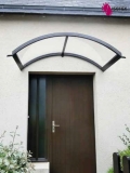 Marquise pour porte d'entrée