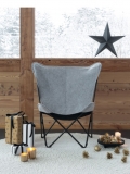 Fauteuil Lounge Lafuma Mobilier Sphinx Soft - Coloris Gris Nuée/Noire