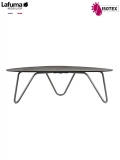 Table Basse Lafuma Mobilier Cocoon - Coloris Fusain/Titane