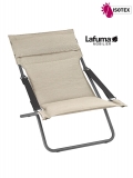 Transat Lafuma Mobilier Bayanne Hedona - Coloris Latte/Titane