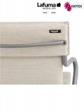 Fauteuil repas Lafuma Mobilier Ancône Gordes Hedona - Coloris : toile latte et tube titane