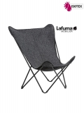 Fauteuil Lounge Lafuma Mobilier Sphinx Soft - Coloris Gris Nuée/Noire