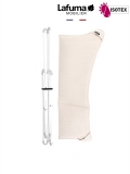 Fauteuil lounge Lafuma Mobilier Sphinx Opale Hedona - Coloris : toile beige argile et Structure kaolin