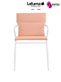 Fauteuil Repas Lafuma Mobilier Ancône Hedona - Coloris Orange Ocre/Kaolin