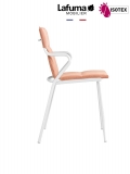 Fauteuil Repas Lafuma Mobilier Ancône Hedona - Coloris Orange Ocre/Kaolin