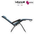 Bayanne fauteuil de relaxation Lafuma Mobilier Allure Sunbrella® - Toile coloris bleu cobalt et Structure coloris noir