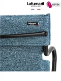 Fauteuil repas Lafuma Mobilier Ancône Allure Sunbrella® - Coloris : toile bleu cobalt et tube noir