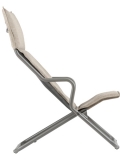 Chaise Longue Lafuma Mobilier Bayanne Hedona - Coloris Latte/Titane