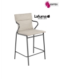 Fauteuil Repas Middle Lafuma Mobilier Ancône Hedona - Latte/Titane