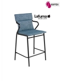 Fauteuil Repas Middle Lafuma Mobilier Ancône Tundra - Coloris Bleu Cobalt/Noir