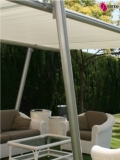 Pergola Toile Bambu