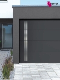 Porte de garage sectionnelle refoulement plafond