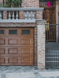 Porte de garage sectionnelle refoulement plafond