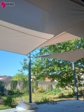 Voile d'ombrage Eliante Star Rectangle sur mesure