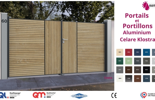 Celare Klostra : Le Portail Aluminium Made in France qui Sublime Votre Extérieur
