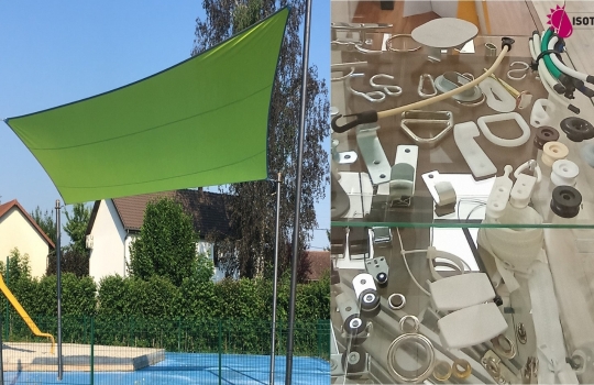 Accessoires et Accastillage pour Bâches et Voiles d’Ombrage : Réparation, Entretien et Modernisation sur Mesure – Isotex, Expert depuis 1988 