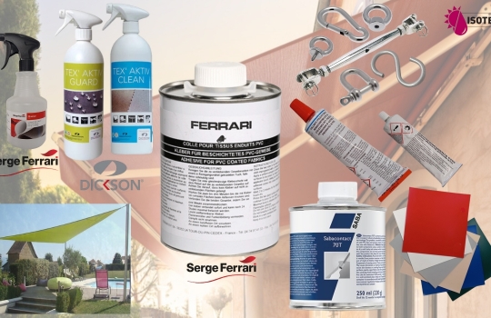 Entretenir vos voiles d’ombrage, stores extérieurs et pergolas : les nouveautés ISOTEX pour prolonger la durée de vie de vos toiles