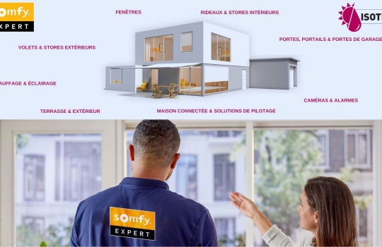 ISOTEX – Votre Expert Somfy en Volets Roulants autour de Bourgoin Jallieu (Nord Isère)