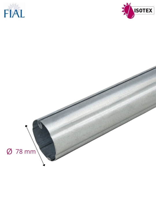 Manchon de tube enrouleur Ø 78 mm store Tahiti – Coloris : Naturel – Réf. FIAL : 00671