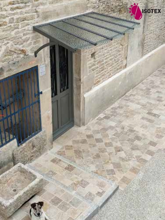 Marquise pour porte d'entrée