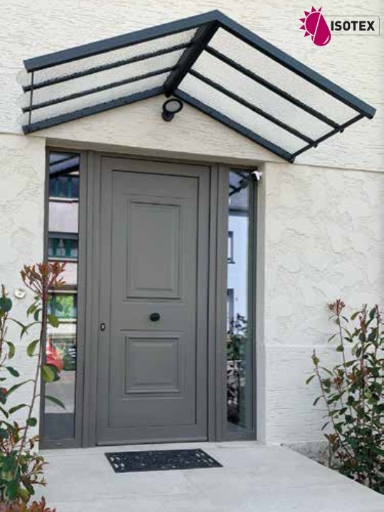 Marquise pour porte d'entrée