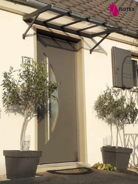 Marquise pour porte d'entrée