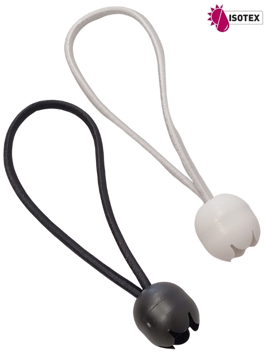 Ferlette élastique - Coloris Blanc et Noir