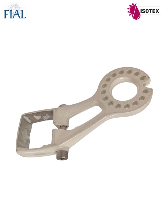 Porte‑rouleau Ø 70 mm – Coloris : Ivoire RAL 1015 – La Paire - Réf. FIAL : 53216