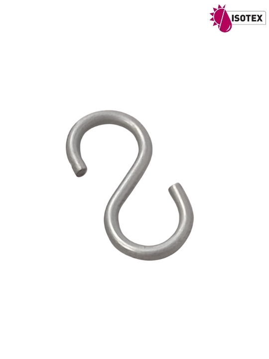 Crochet S Ouvert - Acier zingué - L : 45 mm - S : 4 mm
