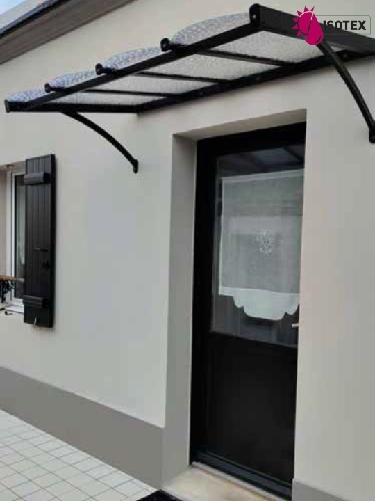 Marquise pour porte d'entrée