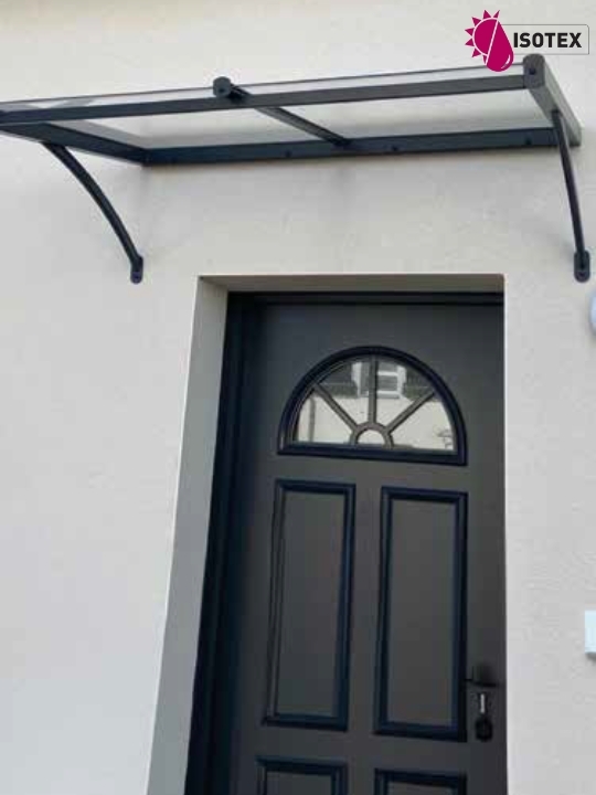 Marquise pour porte d'entrée