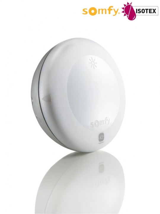 Capteur de soleil extérieur Somfy pour box domotique - Sunis Wirefree io